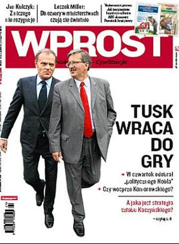 Okładka tygodnika WPROST: 21/2010